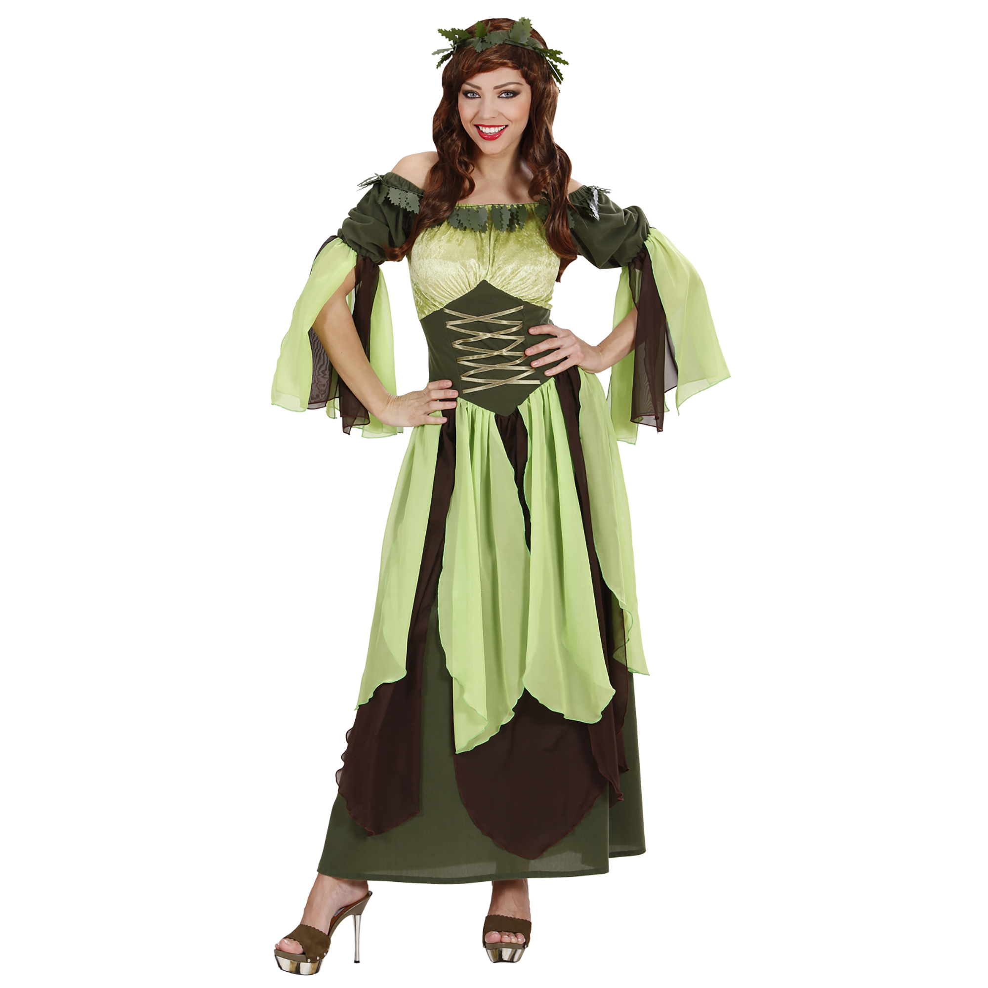 Waldfee Mutter Natur Kostüm Mittelalter Damenkostüm Fasching