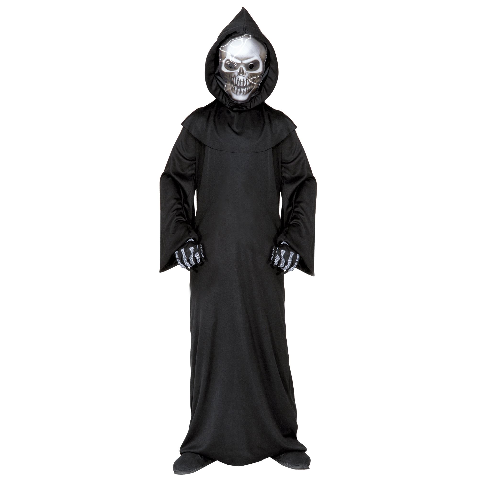 Grim Reaper Kinderkostüm Sensemann Halloween Kostüm Jungen Grusel Kinder Gewand