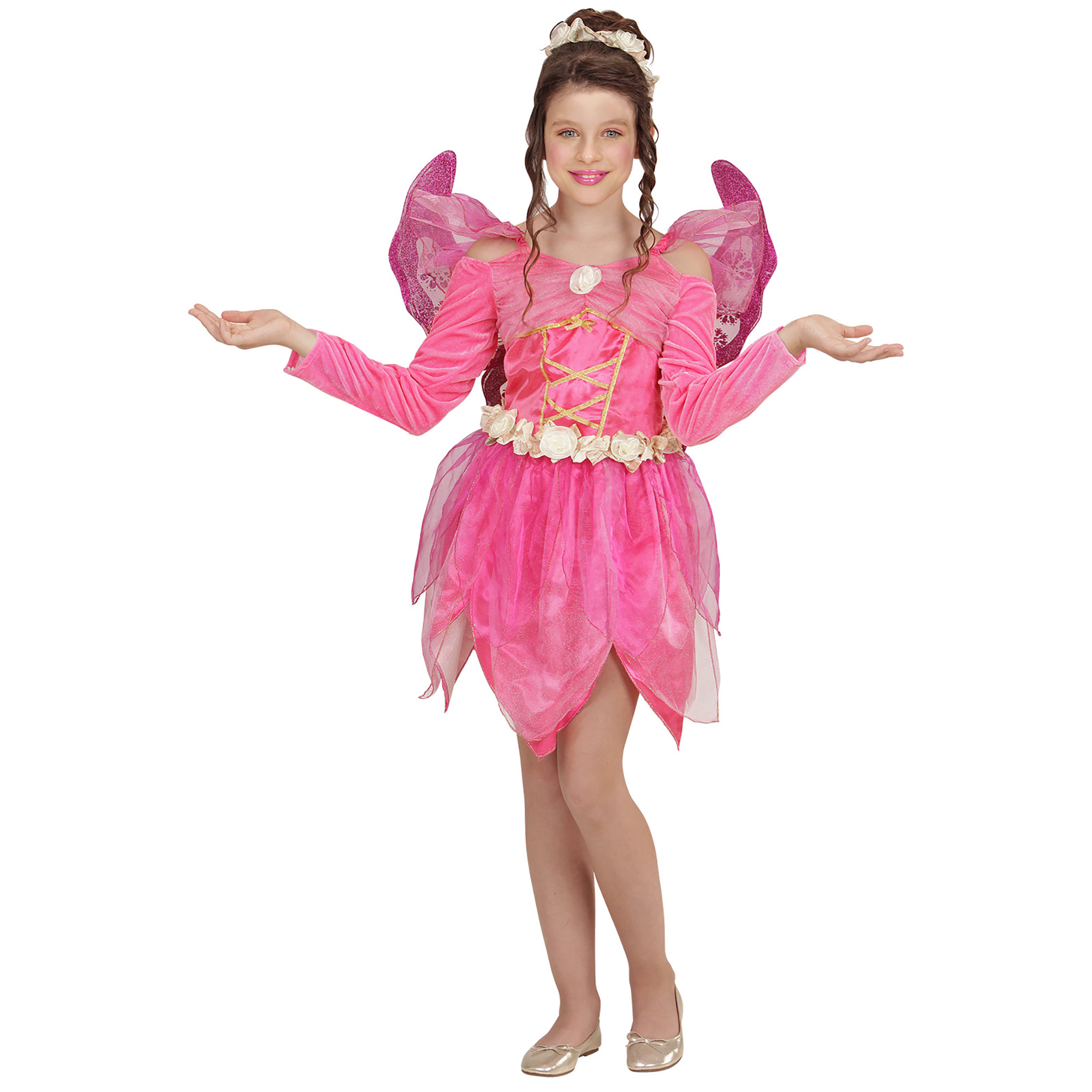 Fee Wonderland Kleid Feenkostüm Mädchen Kinderkostüm Fasching