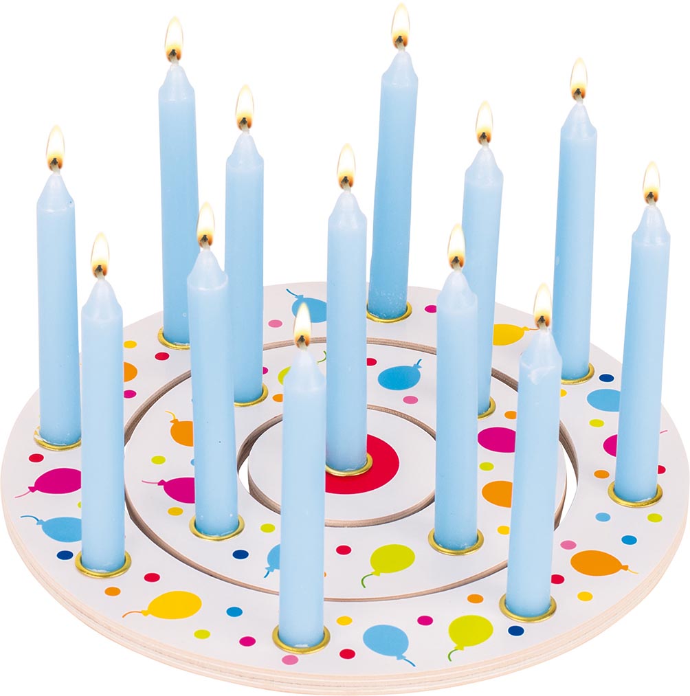 Geburtstagskranz, Geburtstagszug, Kerzenhalter Kerzenständer Kindergeburtstag