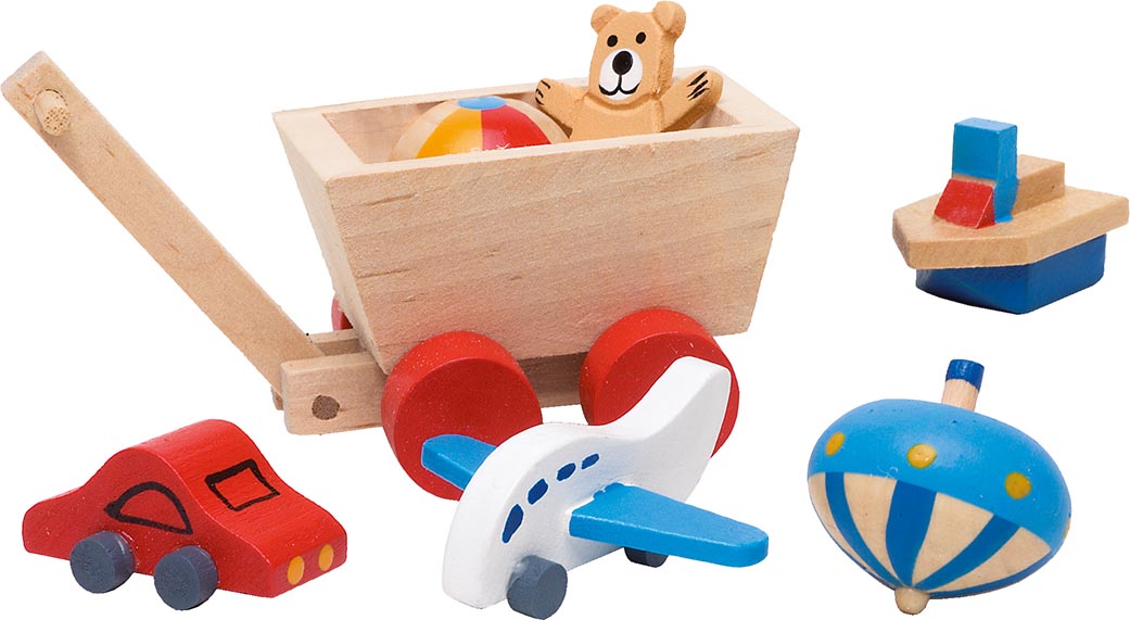 Puppenhaus Zubehör Möbel Accessoires Kinderzimmer 7 tl