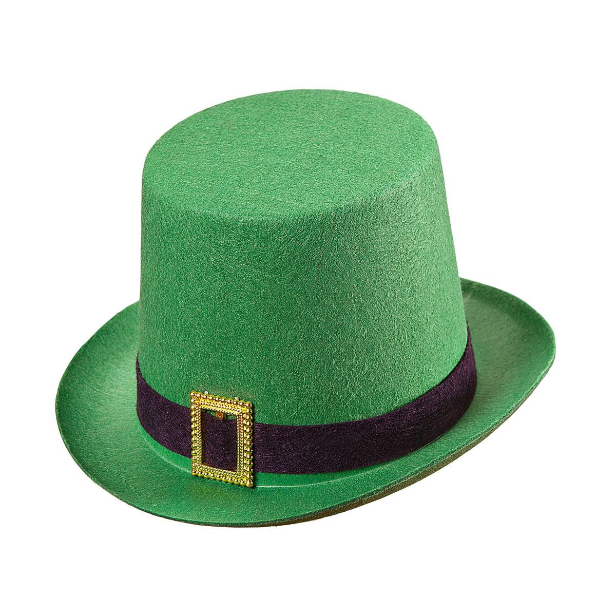St. Patricks Days Zylinderhut in Grün aus Filz grüner Zylinder Hut