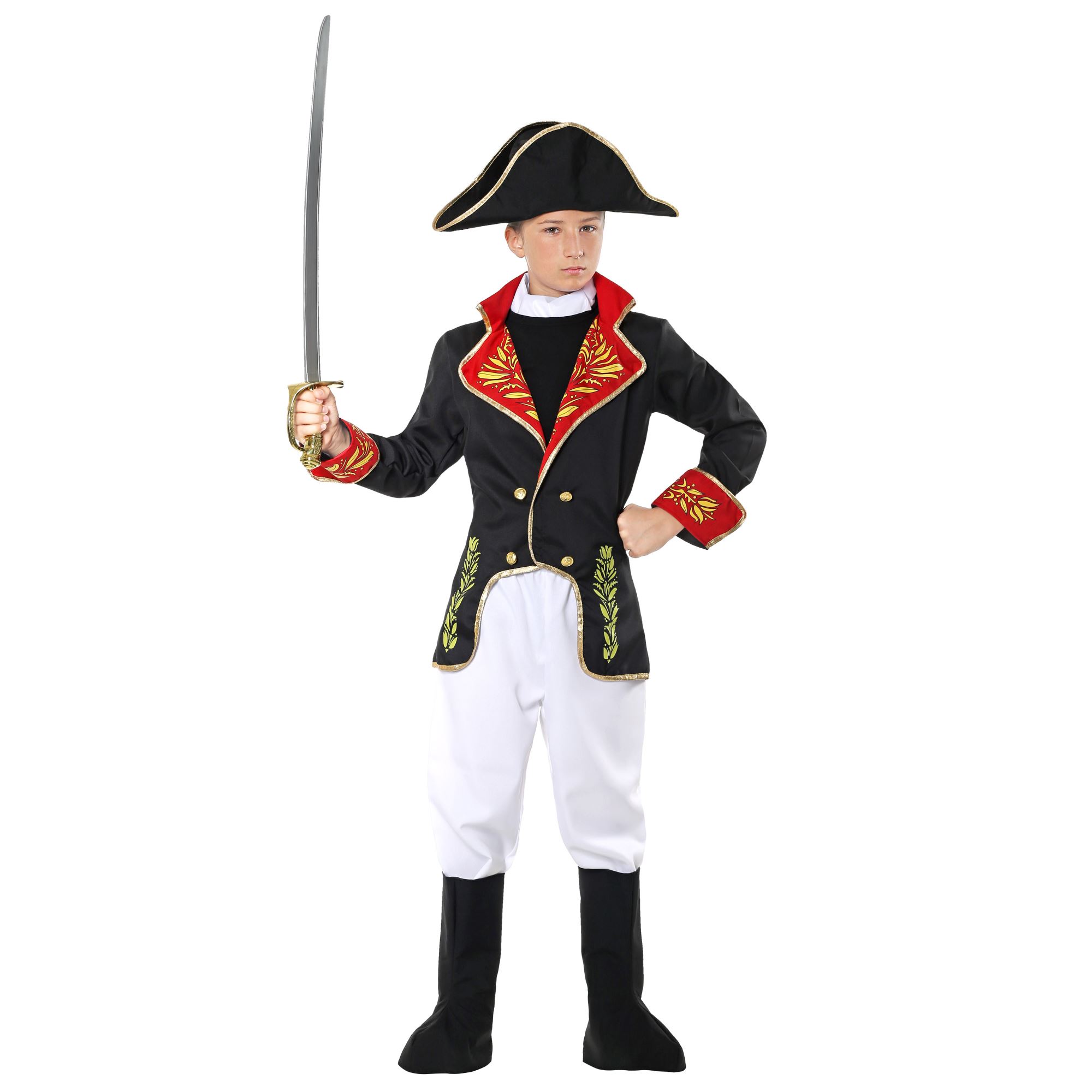 Napoleon Kostüm Französischer Kaiser Kinderkostüm Jungenkostüm Fasching Gr.140cm / 8-10 Jahre