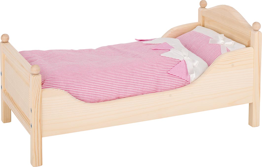 Puppenbett Puppenwiege Wiege Bett Puppen Holz