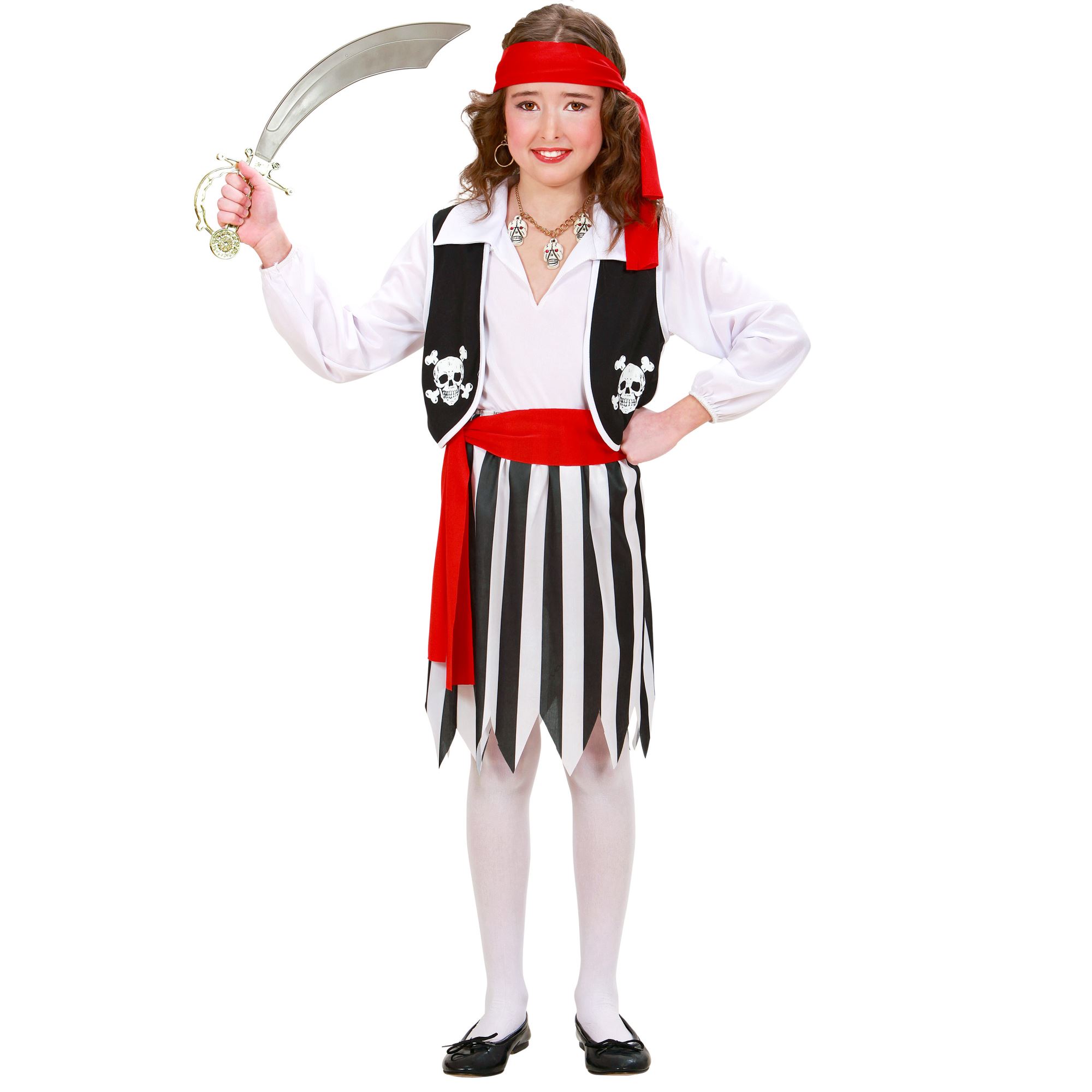 PIRATIN Piratinkostüm Seeräuber Mädchenkostüm Kinderkostüm Fasching