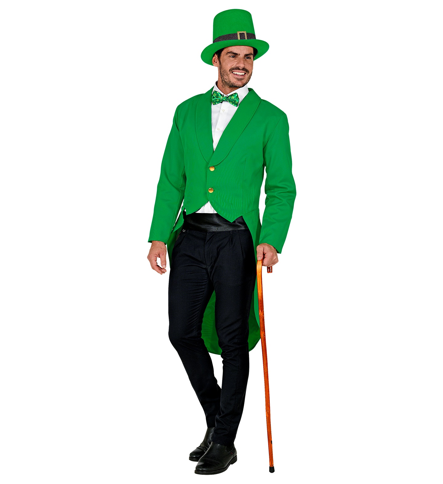 Kostüm St. Patricks Day Parade-Frack Gardeuniform irischer Feiertag Zirkusdirektor Gr. L