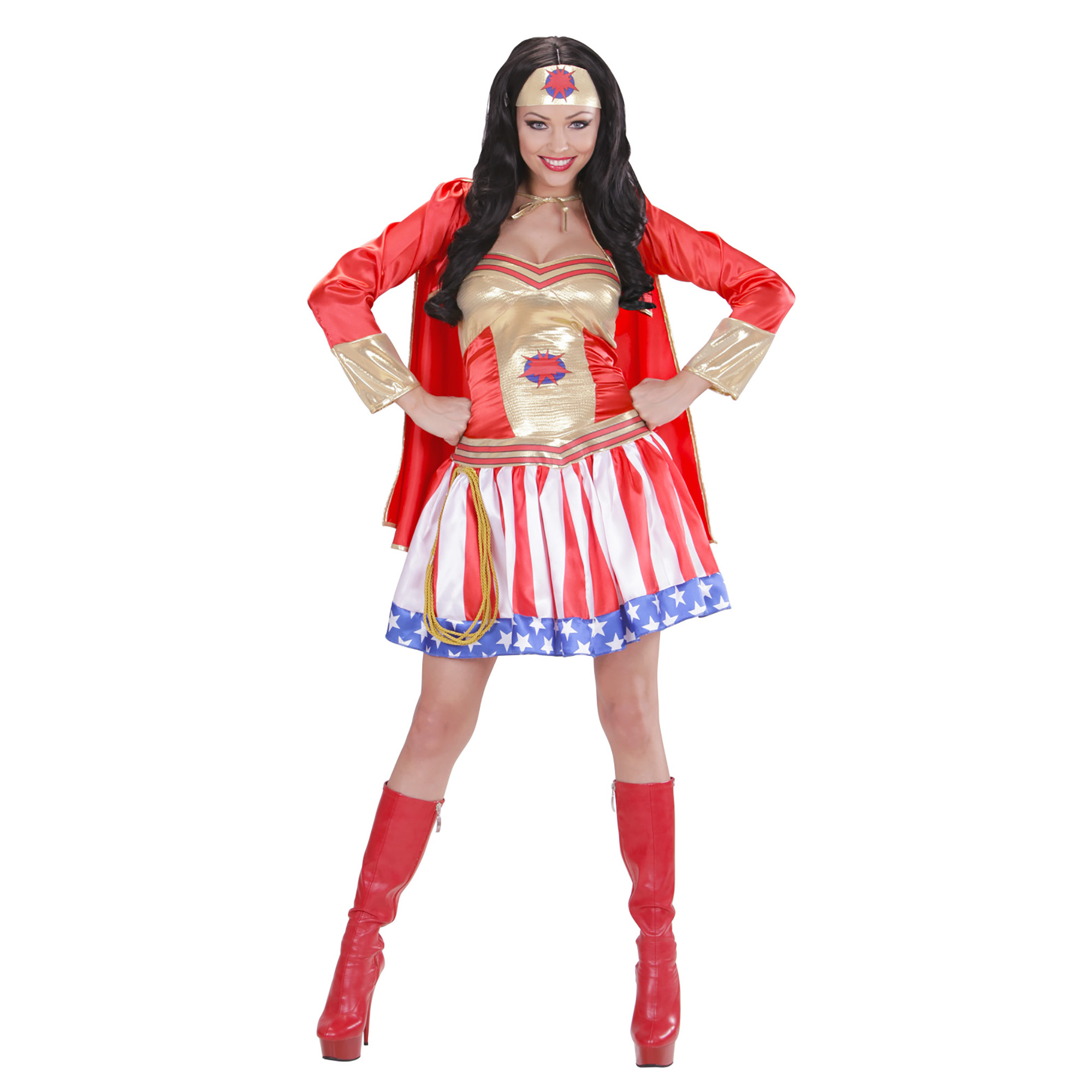 Superhero Girl, Supergirl Damenkostüm, Heldin, Superheldin, Kleid