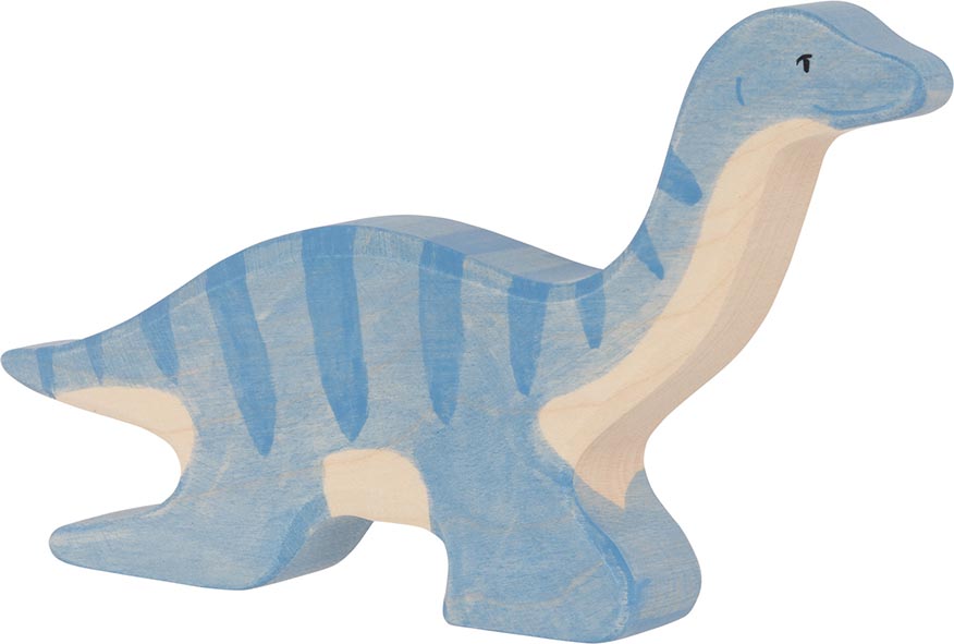 Holztiger Holzfigur Plesiosaurus