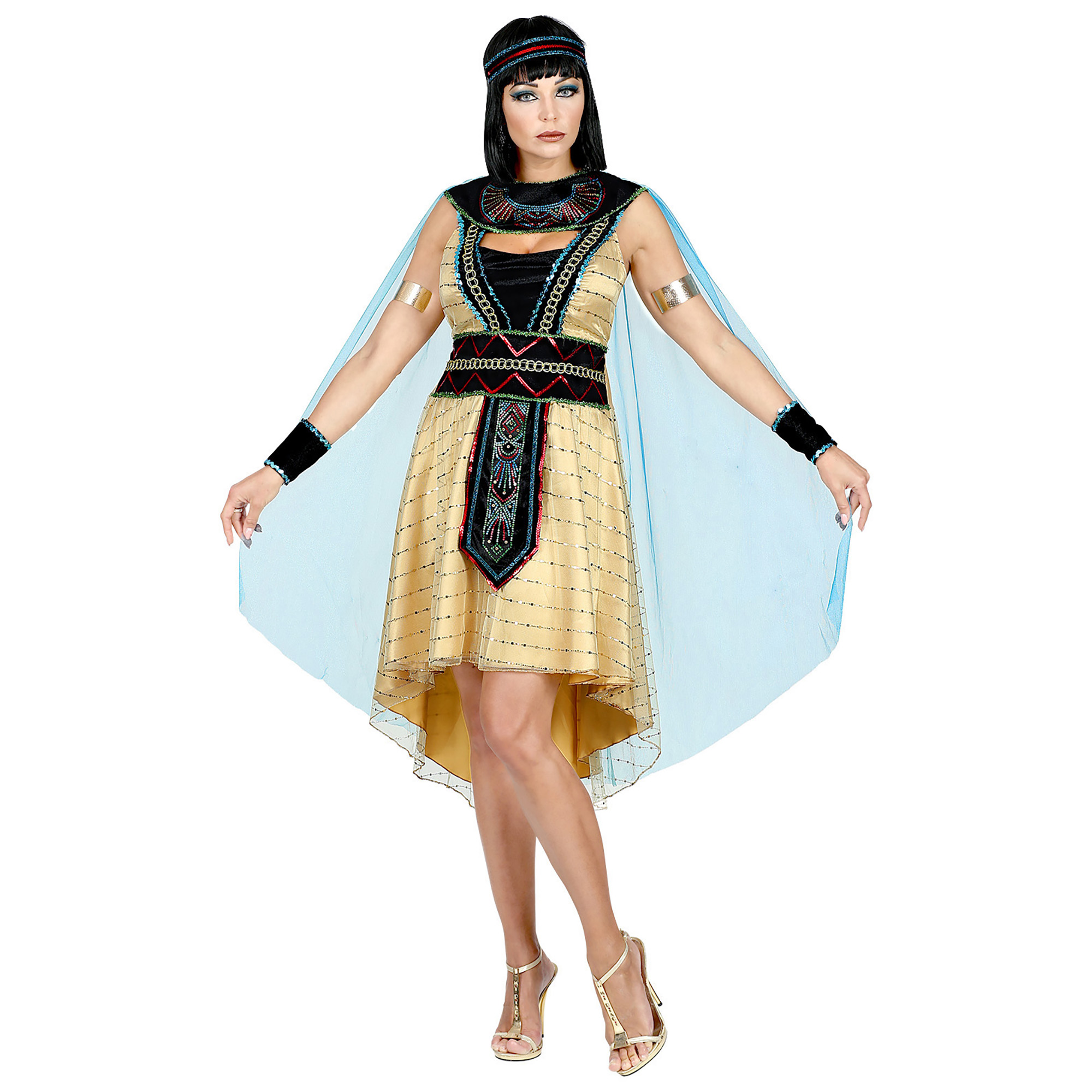 Ägyptische Königin Damenkostüm Karneval Ägypterin Cleopatra Damen Fasching 