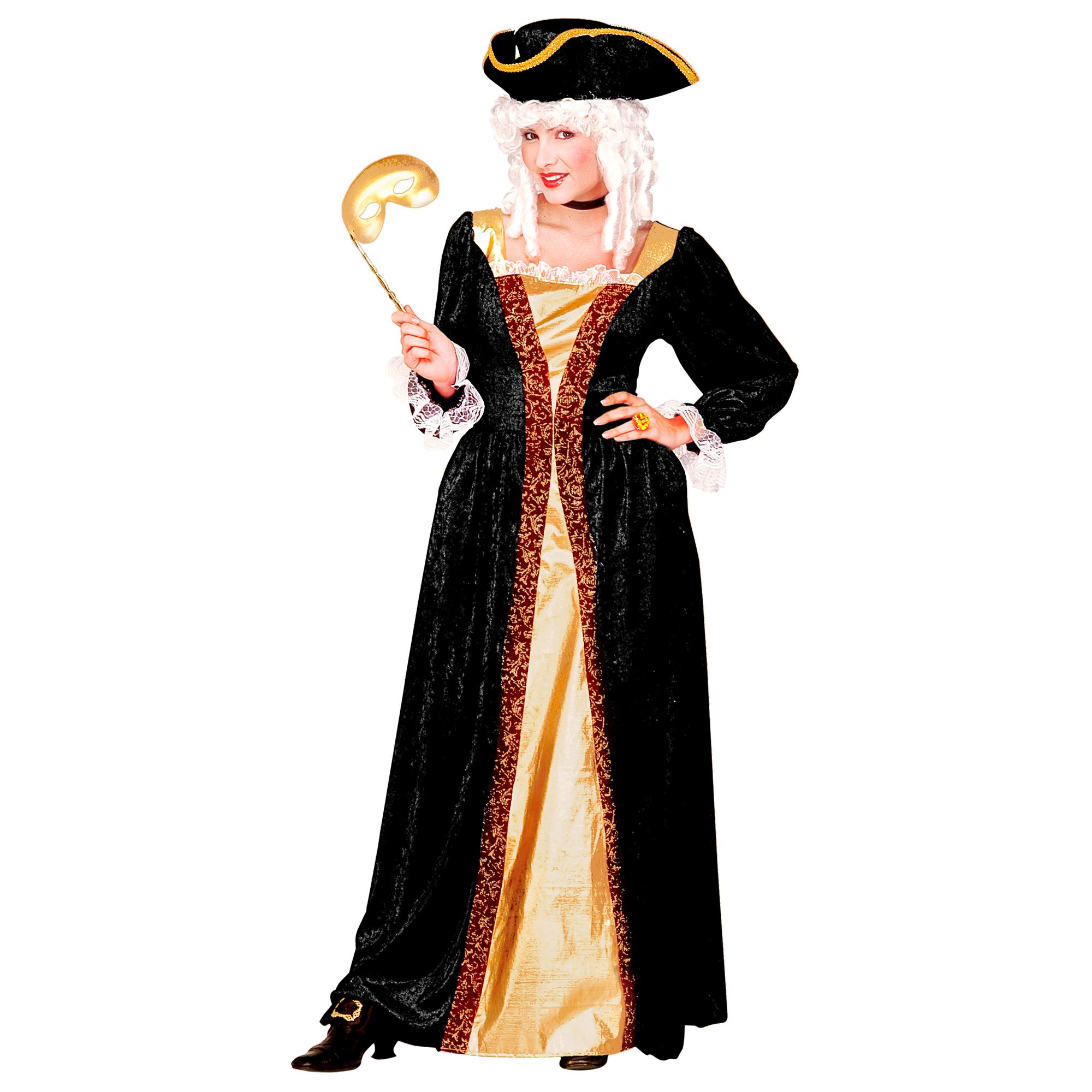 Venezianische Adelige Barock Damenkostüm Fasching Mittelalter Kleid Rokoko Damenkostüm