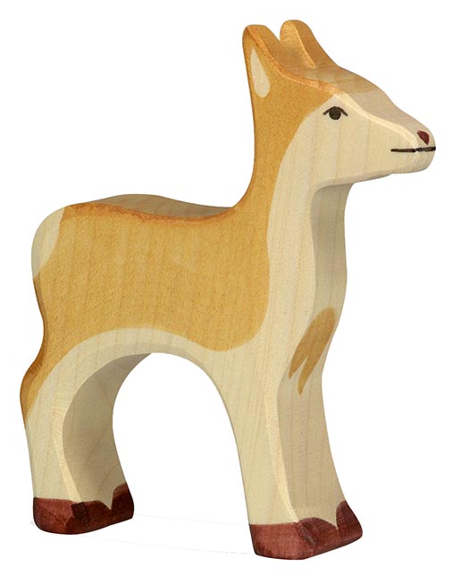 Holztiger Holzfigur Reh